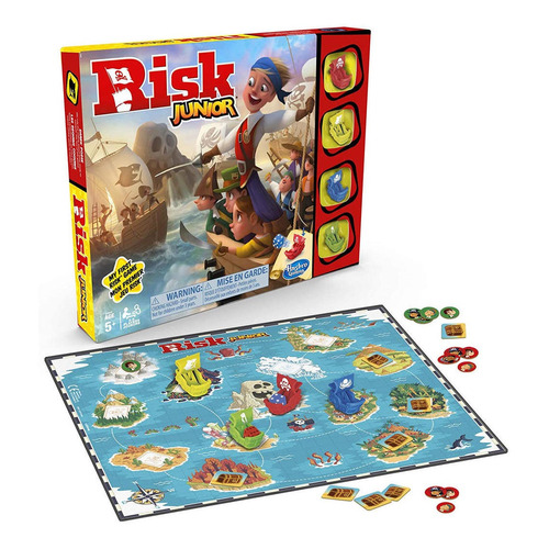 Risk Junior - Juego De Mesa - Piratas - Hasbro