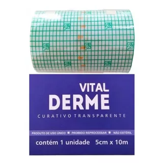 Curativo Filme Para Tatuagem Transp Vitalderm 5cm X 10metros Nome Do Desenho Filme Transparente