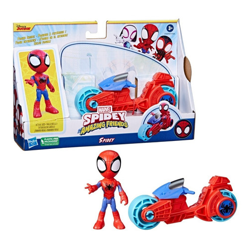 Spidey Y Sus Sorprendentes Amigos Spidey Con Motocicleta