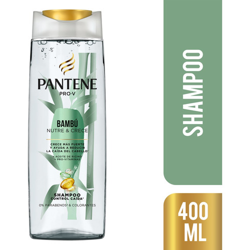 Pantene Pro V  Shampoo Bambu Nutre & Crece 400ml