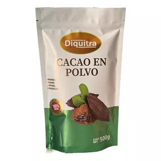 Cacao En Polvo Orgánico Sin Azúcar Ideal Keto 500 Gr