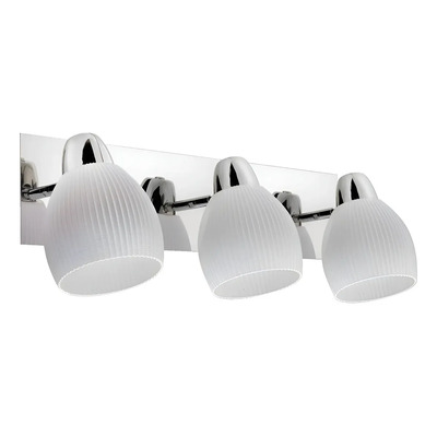 Aplique 3 Luces Bella Movil Acero Cromo 3d Apto Led E27 Cromo