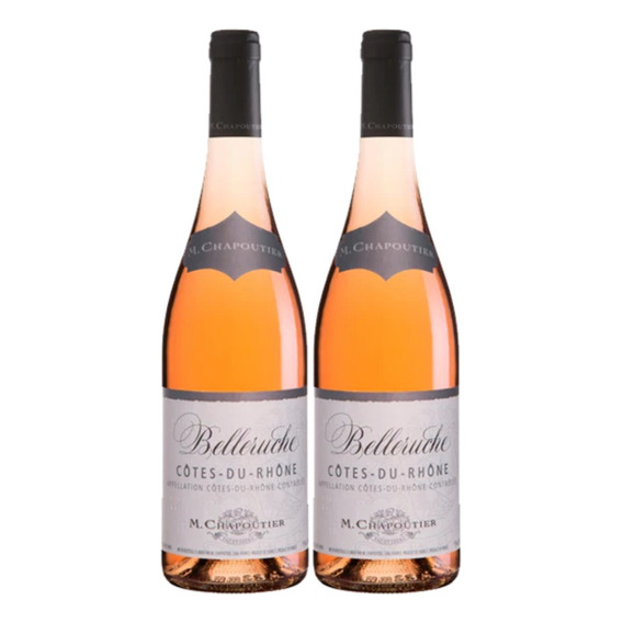 Vino Rosado Belleruche Côtes-du-rhône Aoc  Rodano 750ml