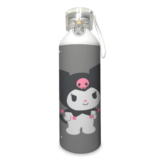 Botella De Agua 750ml Kuromi - Aluminio - Estampaking