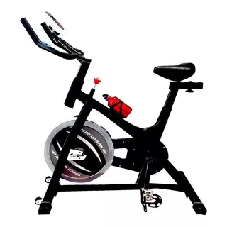 Bicicleta Spinning Profesional Regulable Premium 8kg +regalo Color Negro