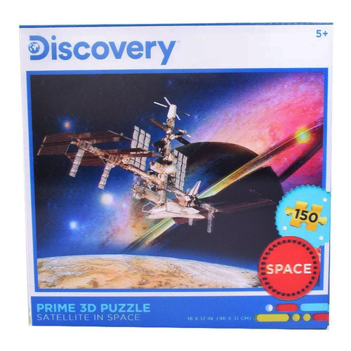 Puzzle Rompecabezas 150 Piezas Prime 3d Satellite In Space 