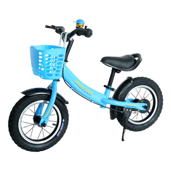 Bicicleta Balance Niños 12 Altura Ajustable Freno Mano Color Azul