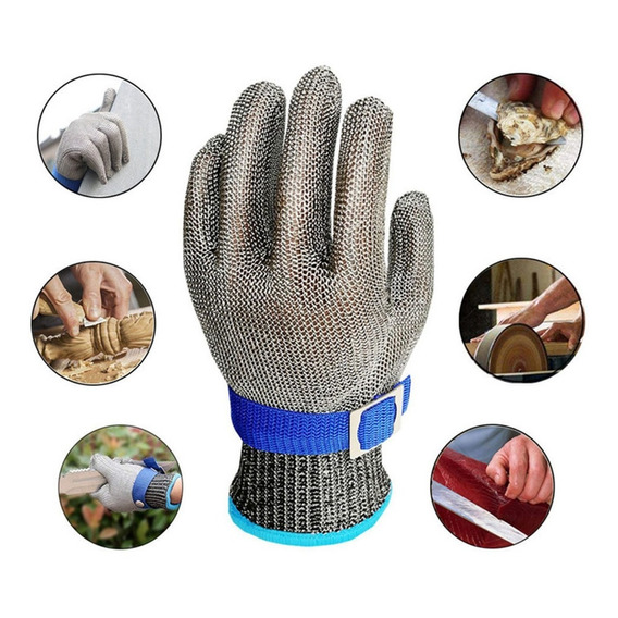 Guantes De Seguridad De Carnicero De Acero Inoxidable 