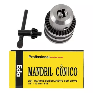 Mandril Med. 5/8 Com Chave - Super 1.0 A 16mm - Encaixe B18