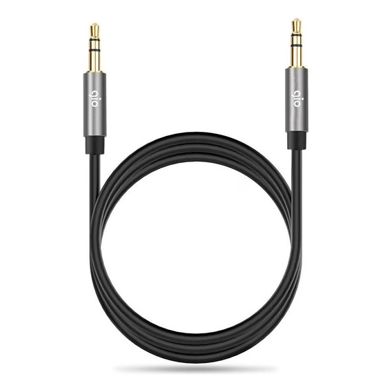 Gio Cable Audio Auxiliar 3.5mm Alta Fidelidad Chapa Oro 2m