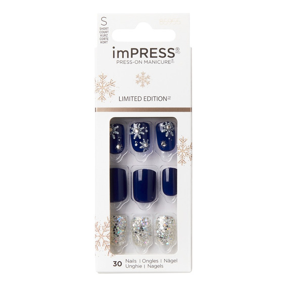 Kiss Uñas Postizas Navideñas Impress Nails - Feast Press On