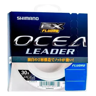 Linha Shimano Ocea Leader Ex Fluorocarbon 0,33mm 16lbs - 50m Cor Transparente