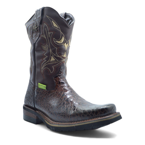 Bota Vaquera Rodeo De Hombre 100% Piel Calidad Premium