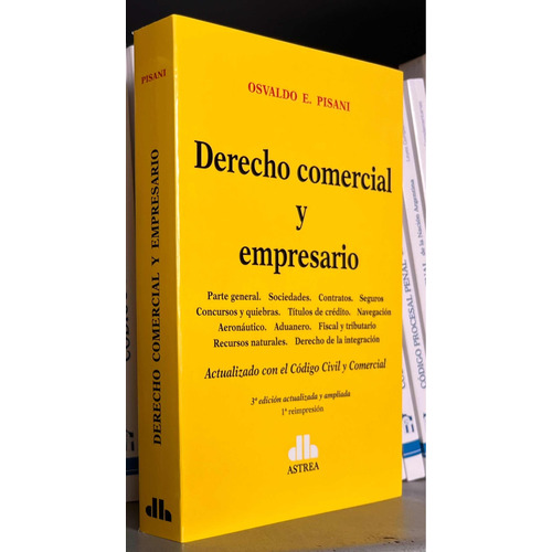 Derecho Comercial Y Empresario Pisani, De Pisani. Editorial Astrea, Tapa Blanda En Español