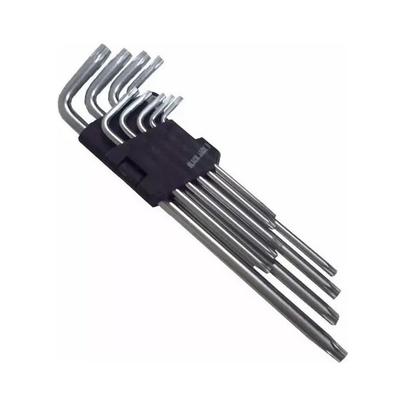 Juego De Llaves Torx Black Jack 180 Mm X9 Cromo Vanadio