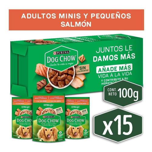 Alimento Húmedo Dog Chow® Adultos Minis/pequeños Con Salmón