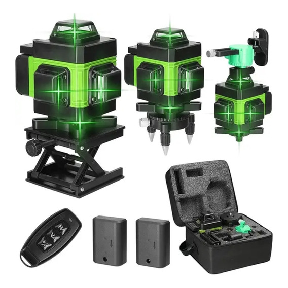 Nivel Laser Verde 4d 16 Líneas Autonivelante 