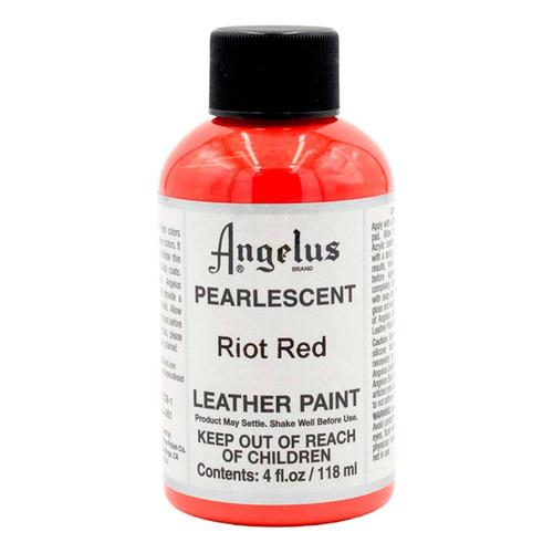 Pintura Acrílica Angelus 4 Oz ( 1 Pieza ) Color Riot Red