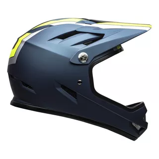 Casco Ciclismo Bell Sanction Azul/amarillo/fluor Color Azul Talla L