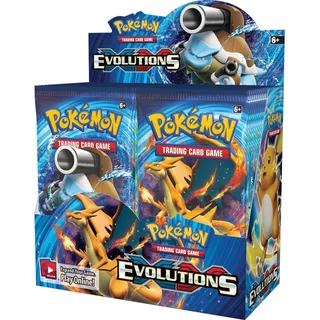 Cartas Pokemon Caja De 36 Sobres Sellados  Ingles  Evolution