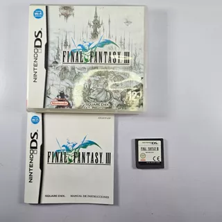 Final Fantasy Iii Nintendo Ds Original Europeu Completo
