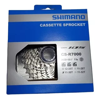 Cassette Shimano 105 De 11v Relación 11-30t Para Ruta 