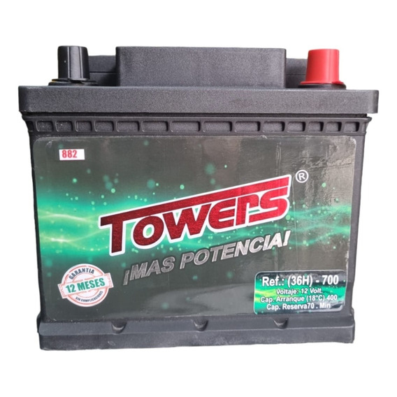 Bateria Towers 700 Caja 36 Para Twingo, Spark Gt