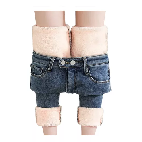 Pantalones De Franela Gruesa Térmica Con Forro Polar Para Mu 