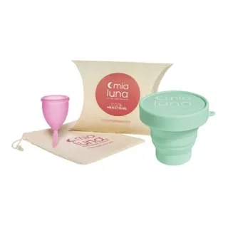 Copa Menstrual Mialuna + Vaso Esterilizador