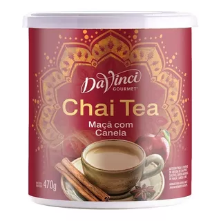 Chai Tea Sabor Maçã C/ Canela Da Vinci Gourmet 470g 