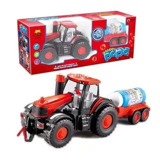 Carro Agricultor Infantil Musical Lança Bolhas De Sabão