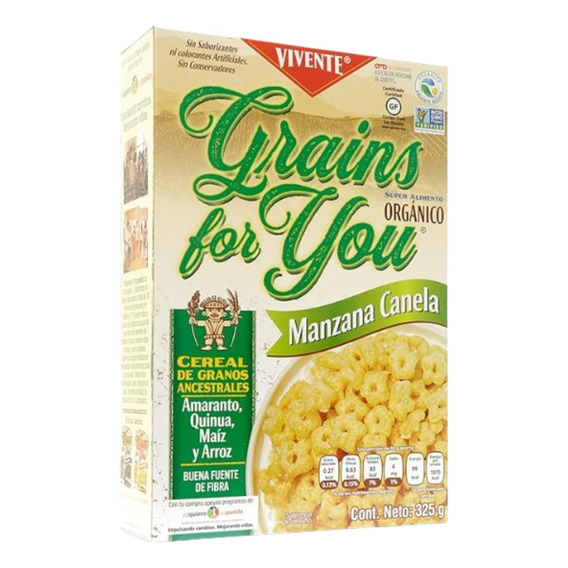 Vivente Grain For You, Cereal De Granos Antiguos Orgá 325 Gr