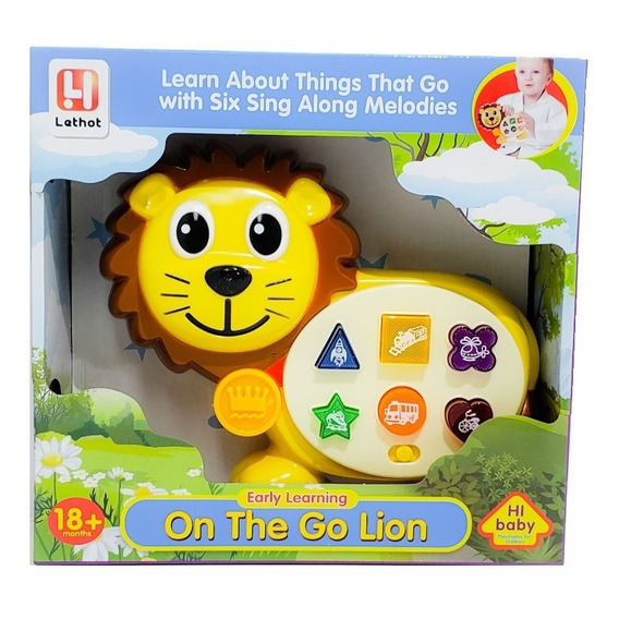 Leon Interactivo C/luz Y Sonido On The Go Lion Sebigus 51198