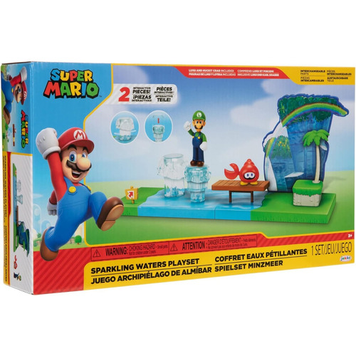 Juego De Figuras De Acción Aguas Brillantes De Super Mario B