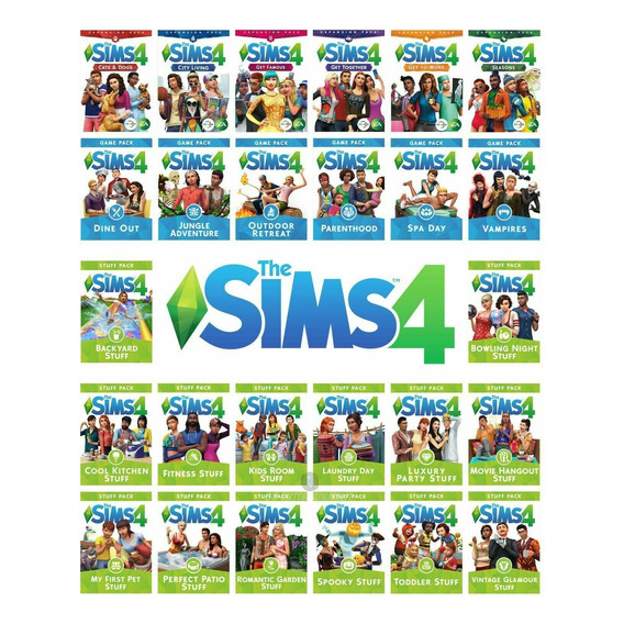 Los Sims 4 Deluxe Edition + Todas Las Expansiones Pc Digital