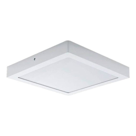 Panel Plafon Led 24w Aplicar Cuadrado 30x30cm Color Blanco Color de la luz Fria - 6400k