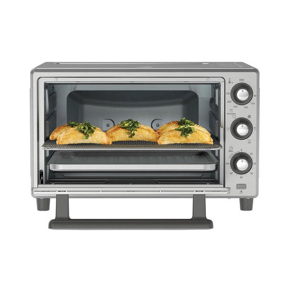 Horno 25 Litros Oster Tssttvls25 Con Freidora De Aire Color Plateado