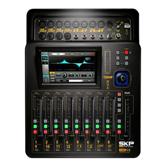 Consola Mezcladora Digital Skp D-Touch 20 7 Pulgadas 20 Ch Fx 220V