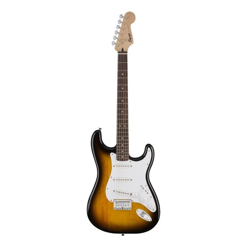 Guitarra eléctrica Squier by Fender Bullet Stratocaster HSS de álamo/tilo brown sunburst poliuretano brillante con diapasón de laurel