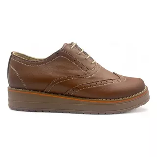 Zapato Casual Para Mujer Bostoniano De Piel Cómodo Y Ligero