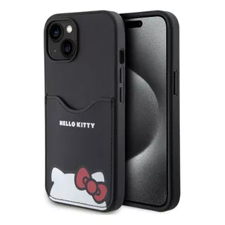 Funda Hello Kitty Para iPhone 15 Piel Sintetica