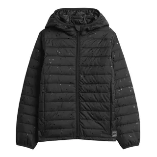  Gap Chamarra Puffer Jacket Gorro Negro Original Niña 6, 8