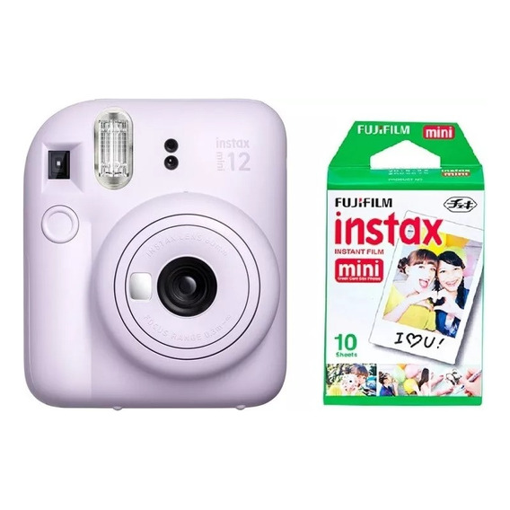 Camara Instantanea Fujifilm Instax Mini 12 Lila +10 Fotos En