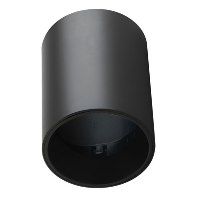 Aplique Yana1 Negro Policarbonato 1xgu10 6x8cm Monovolumen