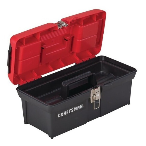 Caja De Herramientas 16puLG 40x18x18cm Craftsman Cmst16901 Color Negro/Rojo