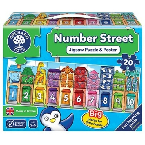 Puzzle Infantil Calle De Numeros 20 Piezas Orchard 231