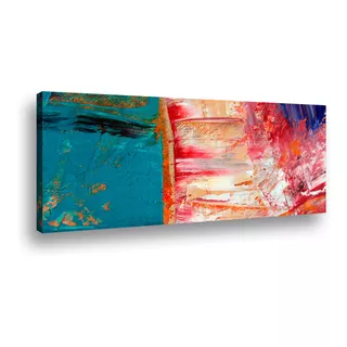 Canvas Water & Fire Ii 90x45cms.