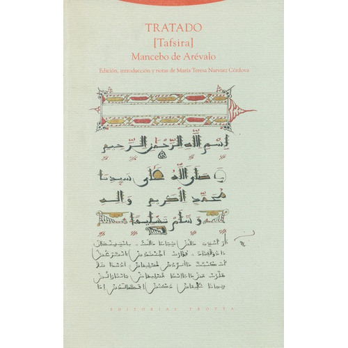Tratado Tafsira, De De Arévalo, Mancebo. Editorial Trotta, Tapa Blanda, Edición 1 En Español, 2003