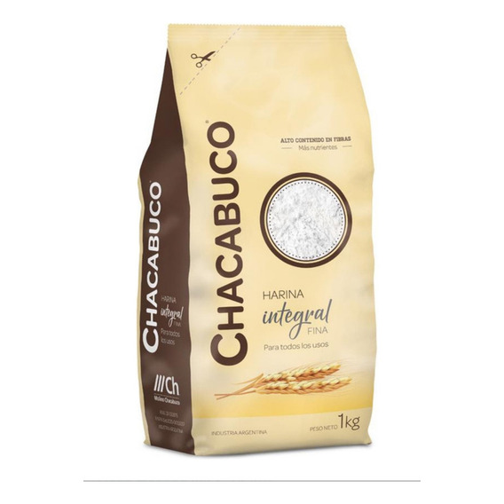 Harina Integral Fina Chacabuco 1 Kg