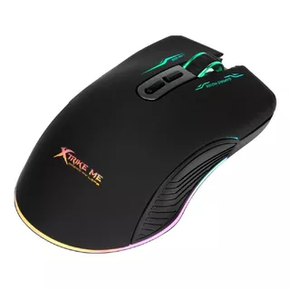 Mouse Gamer Optico Con Cable 1.5m Y Luz Led Gm-509 Color Negro